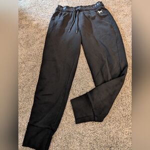 PINK Victoria's Secret Ladies Black Joggers Size Medium 🌼